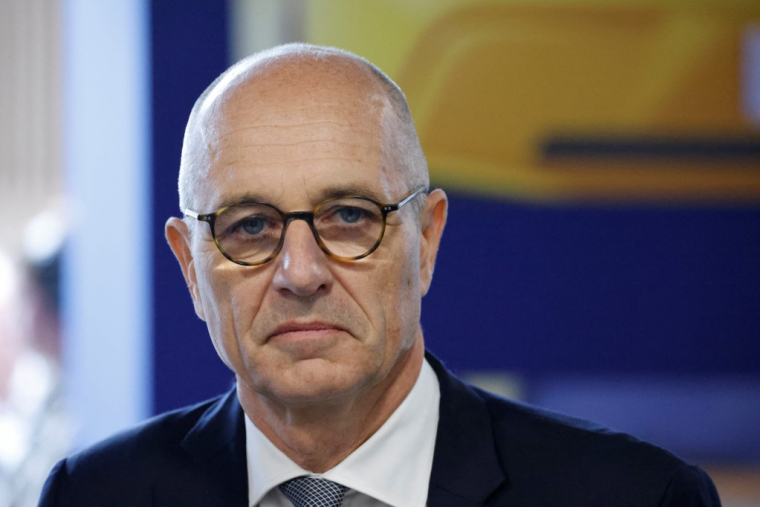 Christophe Perillat, directeur général de Valeo, le 14 octobre 2024 ( POOL / LUDOVIC MARIN )