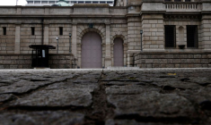 Photo d'archives de l'extérieur du siège social de la Banque du Japon