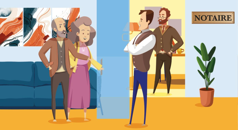 La renonciation ne peut pas être partielle contrairement à une donation transgénérationnelle. (© Gilles Tronel)