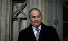 Le commissaire François Thierry, le 23 septembre 2024 à Lyon ( AFP / JEFF PACHOUD )