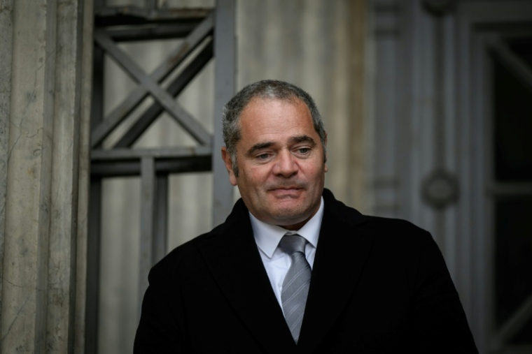 Le commissaire François Thierry, le 23 septembre 2024 à Lyon ( AFP / JEFF PACHOUD )