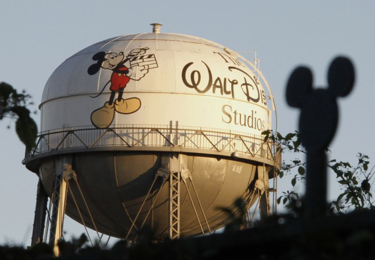 Vue du château d'eau de The Walt Disney Co à Burbank