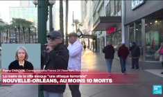Au moins dix morts et plusieurs blessées dans une attaque à la voiture-bélier à La Nouvelle-Orléans