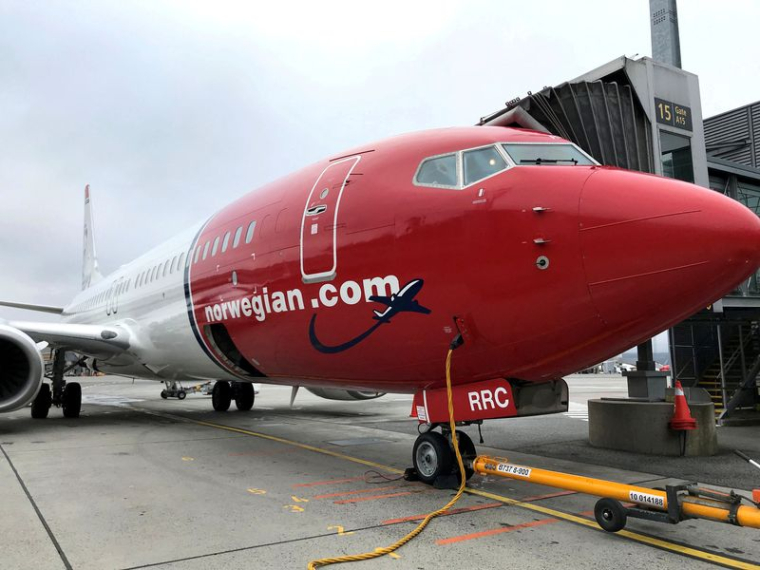 Photo d'archives: Un avion de Norwegian Air