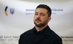 Volodymyr Zelensky à New York, aux États-Unis, le 24 septembre 2025. ( AFP / LUDOVIC MARIN )