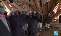 Incendie de Notre-Dame : Emmanuel Macron en visite sur le chantier de reconstruction