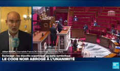 Les députés français abrogent le Code noir, 178 ans après l'abolition de l'esclavage