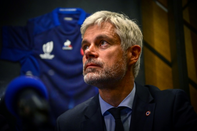 Le chef des députés LR Laurent Wauquiez à Lyon, le 4 septembre 2025 ( AFP / OLIVIER CHASSIGNOLE )