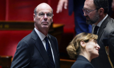 Eric Lombard, à l'Assemblée nationale, le 16 janvier 2025 ( AFP / THIBAUD MORITZ )