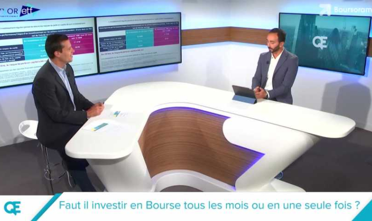 Faut il investir en Bourse tous les mois ou en une seule fois ?