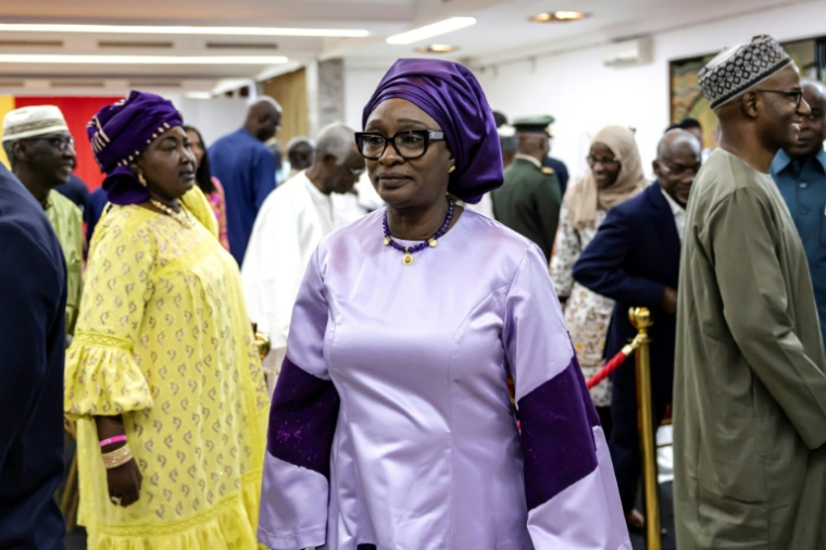 La ministre sénégalaise de la Justice Yassine Fall à Dakar, le 16 octobre 2025 ( AFP / PATRICK MEINHARDT )