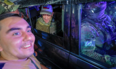 Le chef mercenaire Wagner Yevgeny Prigozhin à Rostov-on-Don, en Russie