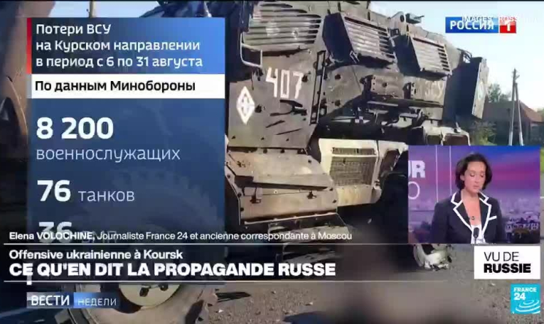 L'offensive ukrainienne à Koursk, vue par la propagande russe