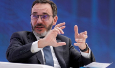 Pierre-Olivier Gourinchas, chef économiste du Fonds monétaire international (FMI), au siège du Fonds monétaire international à Washington