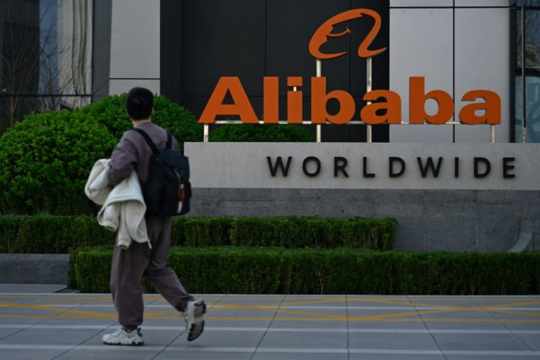 Les bureaux d'Alibaba à Pékin, le 1er avril 2026 ( AFP / WANG Zhao )