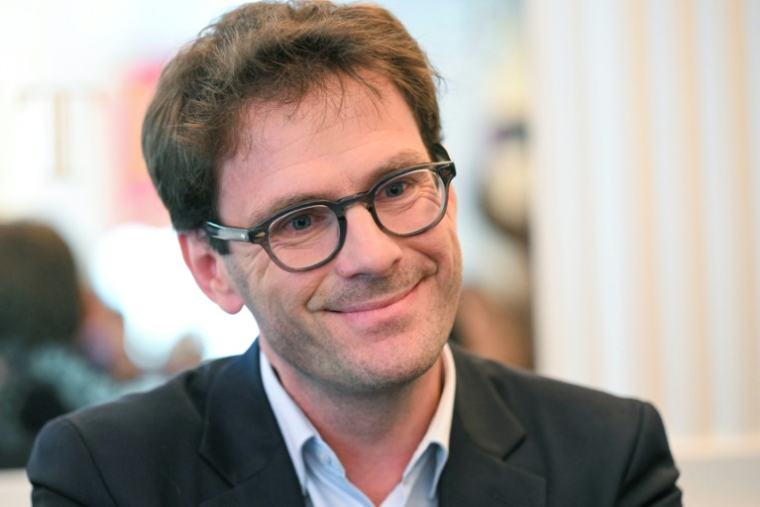 Le maire socialiste de Rouen Nicolas Mayer-Rossignol, le 25 avril 2025, à Paris ( AFP / Bertrand GUAY )