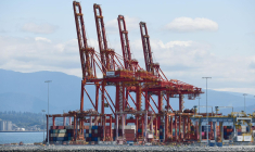 Le port de Vancouver, en juillet 2023 ( AFP / DON MACKINNON )