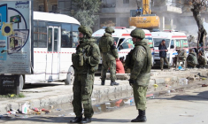 Conséquence d'un tremblement de terre à Alep