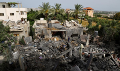 Conséquences des frappes israéliennes meurtrières dans le nord de la bande de Gaza