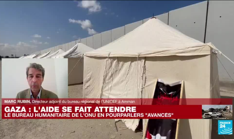 L'aide humanitaire pour Gaza bloquée en Egypte : "On parle de 20 camions, mais il en faudrait 100"