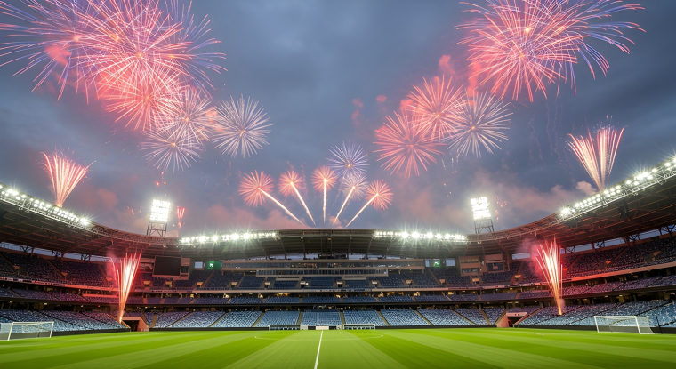 Quand le sport devient aussi un spectacle pour le grand public, est-ce encore du sport ? (cr&eacute;dit: Adobe Stock/photo g&eacute;n&eacute;r&eacute;e par IA)