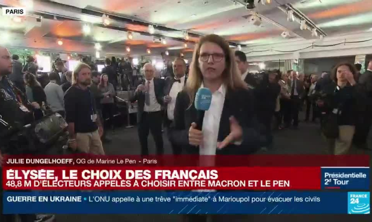 Présidentielle 2022 : "500 militants" attendus au QG de Marine Le Pen
