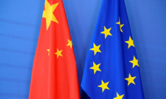La Chine a confirmé lundi que les dirigeants de l'Union européenne (UE) se rendraient jeudi dans le pays pour un sommet, au moment où les deux partenaires commerciaux cherchent à aplanir une série de différends ( AFP / THIERRY CHARLIER )