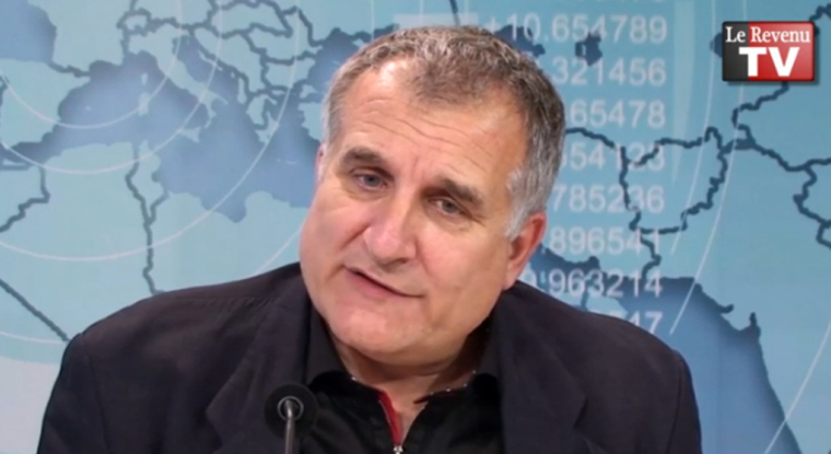 Philippe Genne, PDG et cofondateur d'Oncodesign, lors de son passage sur le plateau du Revenu TV. (© Le Revenu)