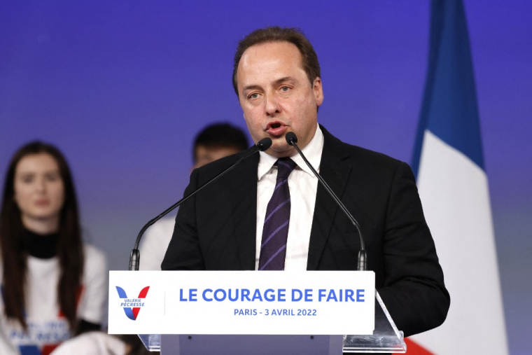 Jean-Christophe Lagarde à Paris, le 3 avril 2022. ( AFP / LUDOVIC MARIN )