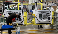Usine de véhicules électriques en Chine