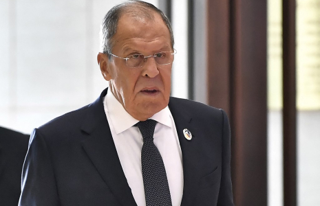 Sergueï Lavrov, à Vientiane (Laos), le 27 juillet 2024 ( AFP / SAI AUNG MAIN )