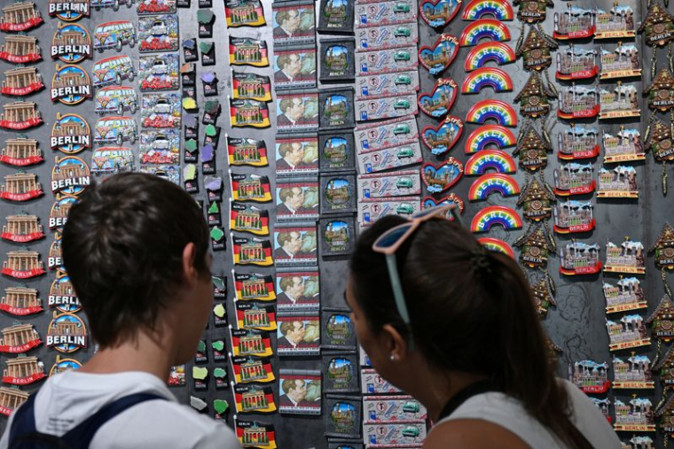 Une boutique de souvenirs à Berlin
