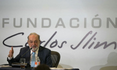 Carlos Slim à Mexico, au Mexique, le 10 février 2025. ( AFP / YURI CORTEZ )