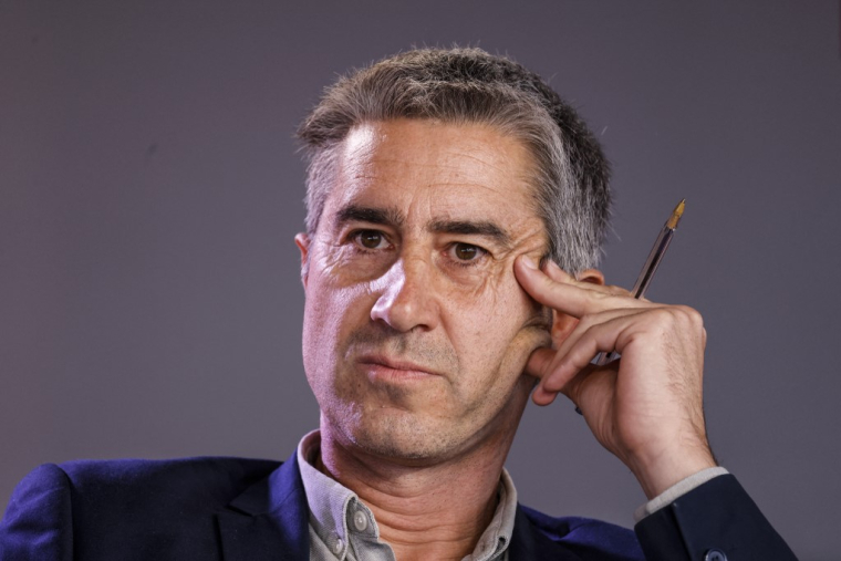 François Ruffin à Brétigny-sur-Orge, le 13 septembre 2025. ( AFP / IAN LANGSDON )