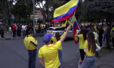 Présidentielle en Colombie : les partisans de la Espriella célèbrent à Bogota
