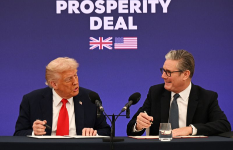 Le président américain Donald Trump et le Premier ministre britannique Keir Starmer