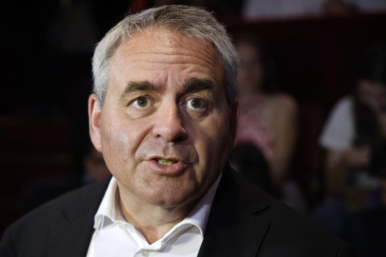 Xavier Bertrand, à Paris, le 17 juin 2023 ( AFP / Ludovic MARIN )