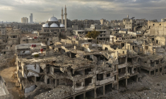 Vue générale de Homs, en Syrie, le 20 décembre 2024. ( AFP / SAMEER AL-DOUMY )