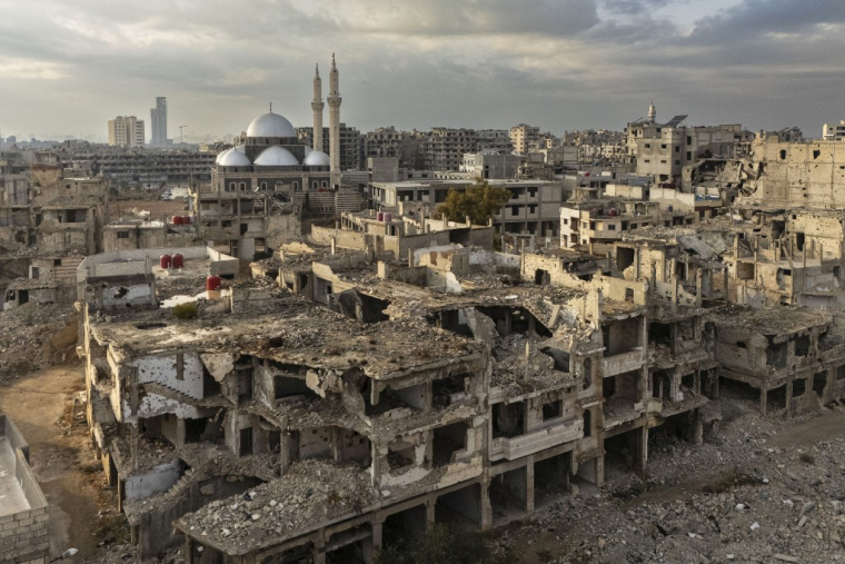 Vue générale de Homs, en Syrie, le 20 décembre 2024. ( AFP / SAMEER AL-DOUMY )