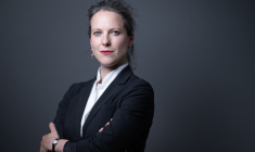 Lucie Castets, à Paris, le 24 juillet 2024 ( AFP / JOEL SAGET )