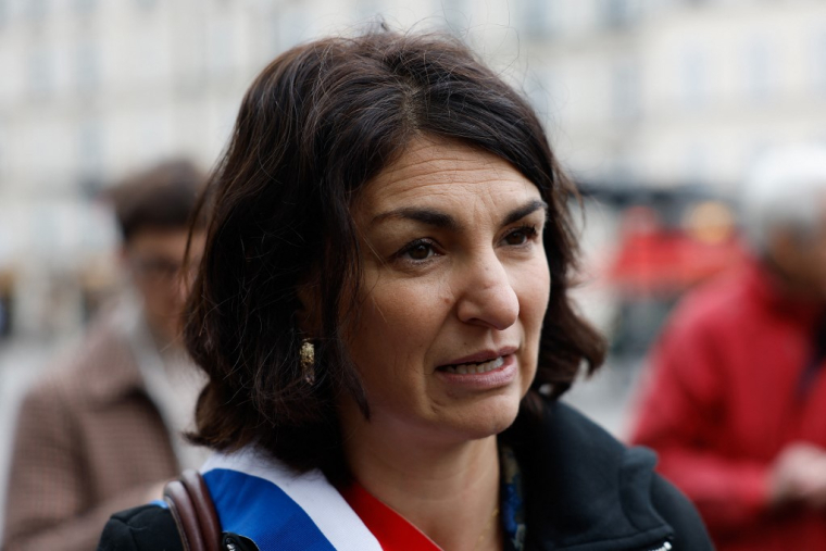 Aurélie Trouvé à Paris, le 13 novembre 2024. ( AFP / GREGOIRE CAMPIONE )