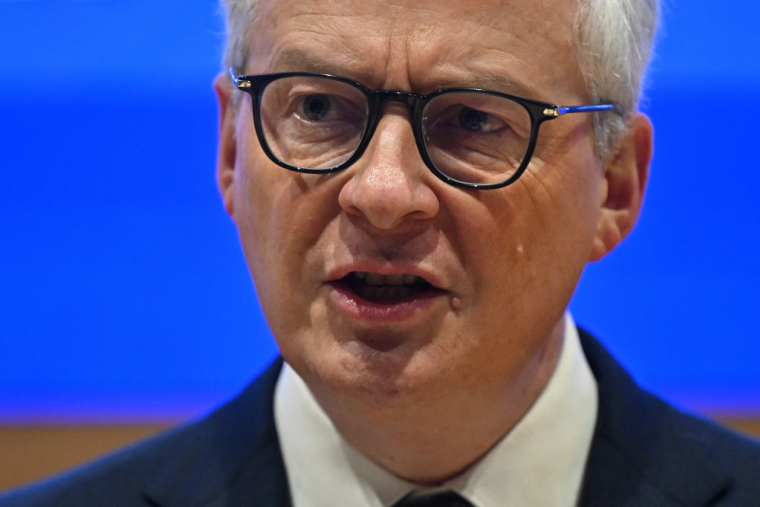 Bruno Le Maire, le 2 novembre 2023, en Angleterre ( AFP / JUSTIN TALLIS )