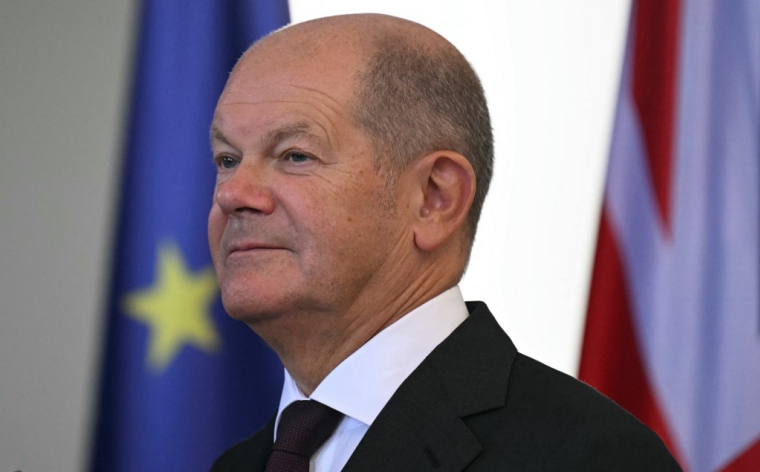 Olaf Scholz à Berlin, en Allemagne, le 28 août 2024. ( POOL / JUSTIN TALLIS )