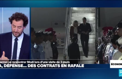 En Inde, Emmanuel Macron compte signer des contrats en rafale