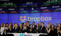 DROPBOX FAIT UNE ENTRÉE EN FANFARE SUR LE NASDAQ