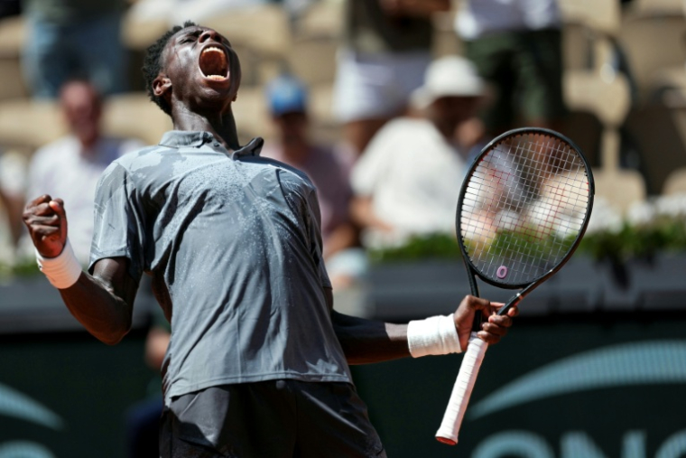 Moïse Kouame à Roland-Garros le 28 mai 2026 ( AFP / Dimitar DILKOFF )
