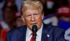 Republican presidential nominee and former U.S. President Donald Trump holds a campaign rally in Reno, Nevada