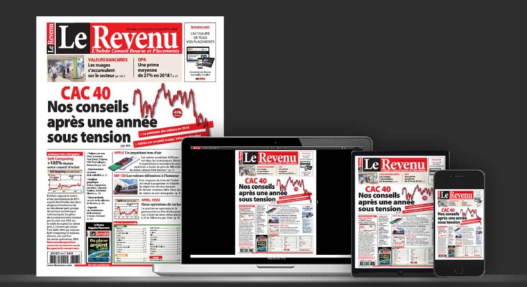 En repli de près de 11% l'an dernier, le CAC 40 n'avait pas autant baissé depuis 2011. (© Le Revenu)