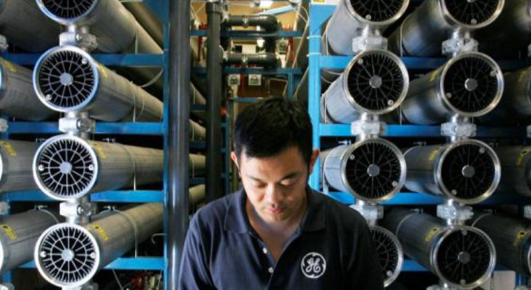 Suez compte sur le secteur de l'eau industrielle pour dynamiser sa croissance. (© GE Water)
