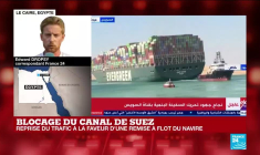 Blocage du Canal de Suez : reprise du trafic à la faveur d'une remise à flot du navire